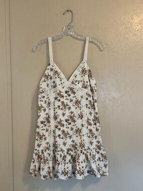NWT No Boundaries Crochet Trim Mini Dress sz M 8-10